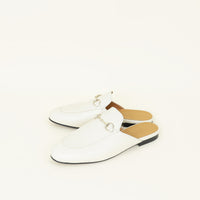 Gucci Ivory Guccissima Princetown Mules 38.5