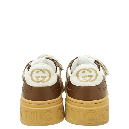 Gucci Tricolor GG Trainer Sneakers 38.5