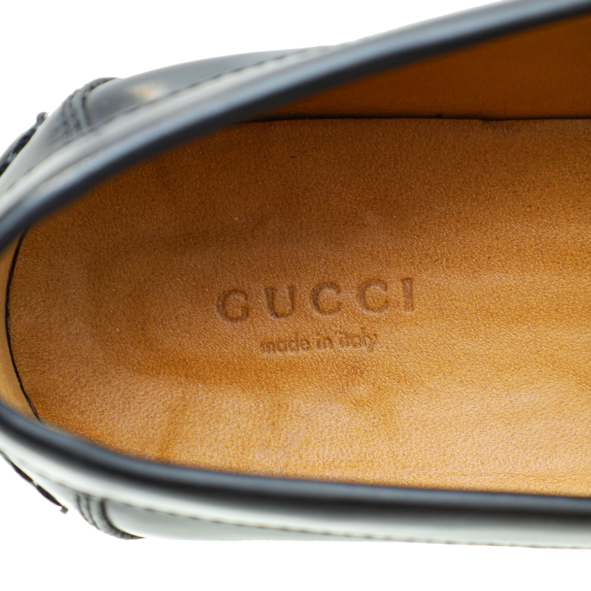 Gucci Black Interlocking G Loafer 38.5