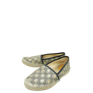 Gucci Tricolor GG Supreme Bees Espadrille 38