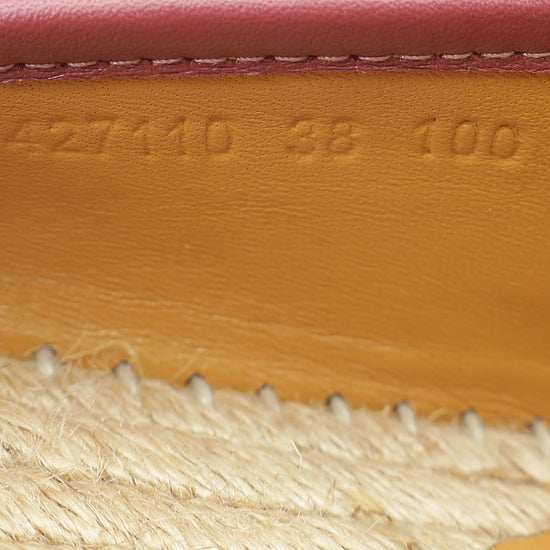 Gucci Bicolor GG Supreme Blooms Print Espadrille 38-Gucci-THE CLOSET