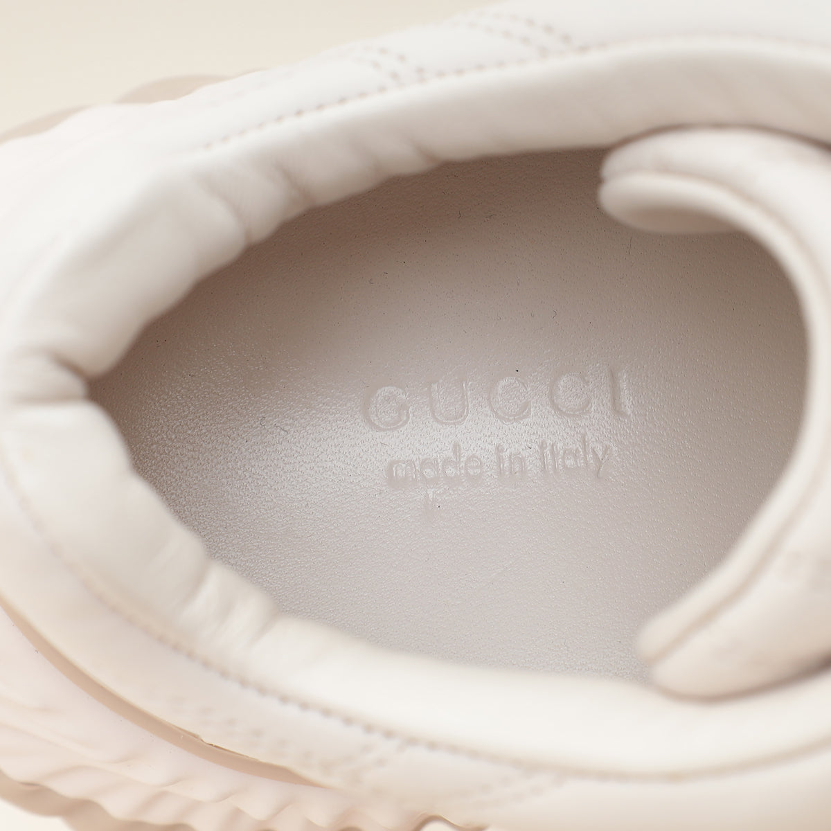 Gucci Light Pink Ripple Sneaker 38-Gucci-THE CLOSET