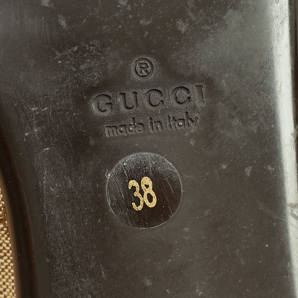 Gucci Bicolor GG Bamboo Tassel Bow Ballerina Flats 38-Gucci-THE CLOSET