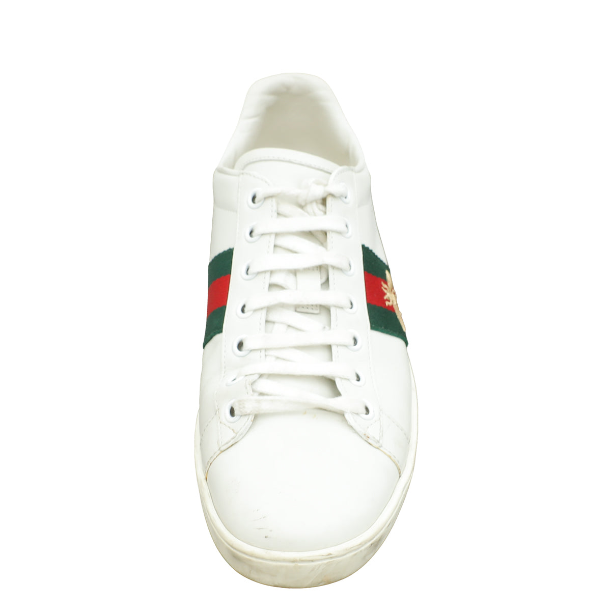 Gucci White Ace Bee Embroidered Sneakers 38-Gucci-THE CLOSET