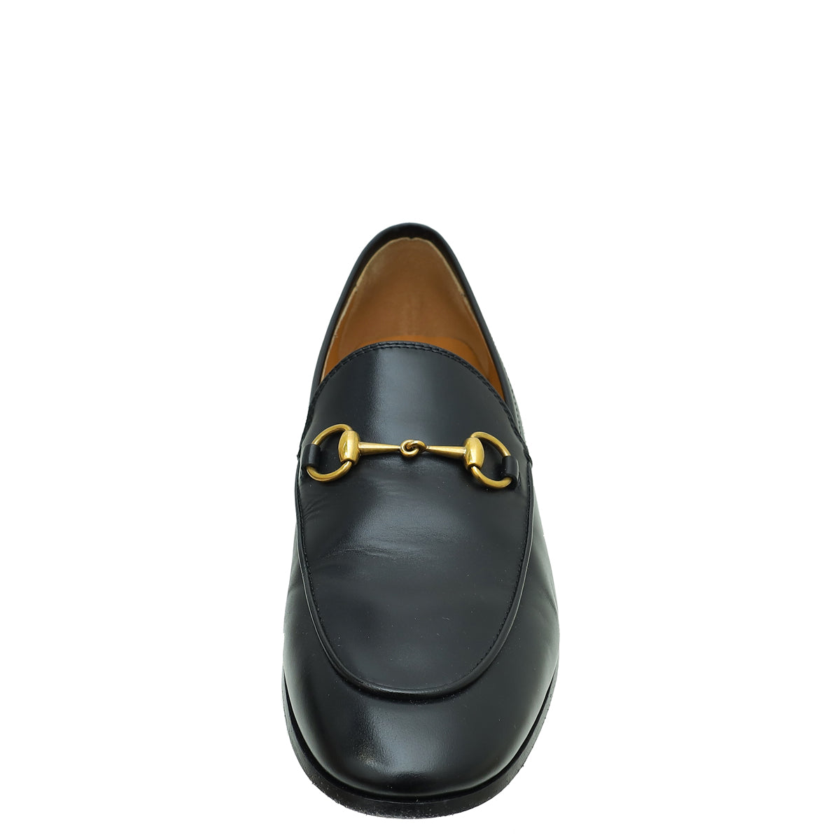 Gucci Black Horsebit Jordaan Loafer 38