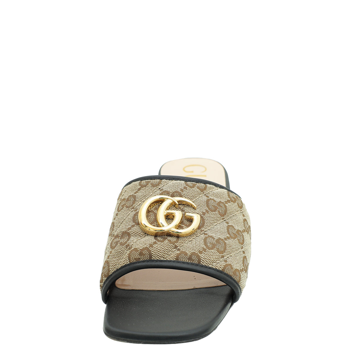 Gucci Bicolor GG Canvas SLide Sandal 39