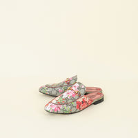 Gucci Bicolor Blooms Print Princetown Mules 39