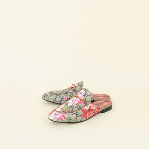 Gucci Bicolor Blooms Print Princetown Mules 39