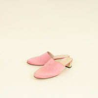 Gucci Pink Shoes Accent Bow Mules 39