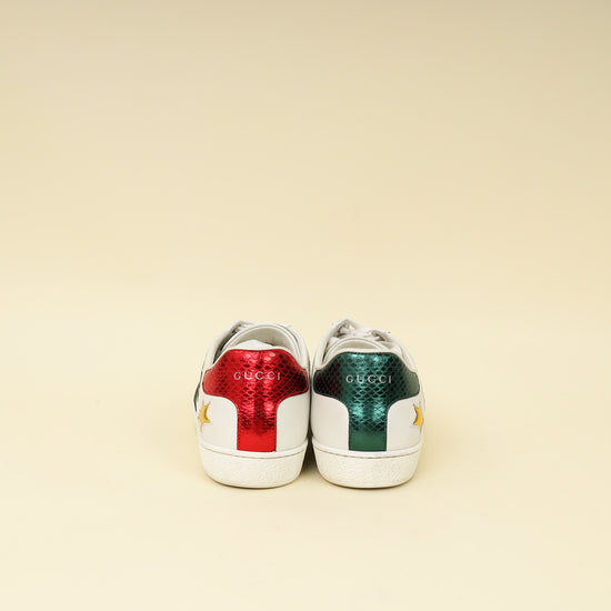Gucci Multicolor Ace Star-Embroidered Sneakers 39-Gucci-THE CLOSET