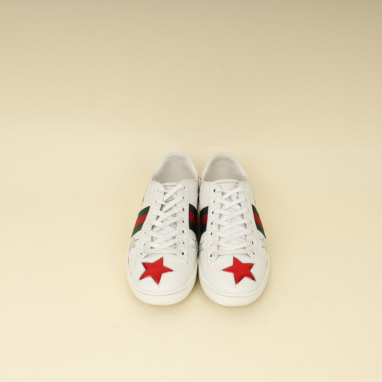 Gucci Multicolor Ace Star-Embroidered Sneakers 39-Gucci-THE CLOSET