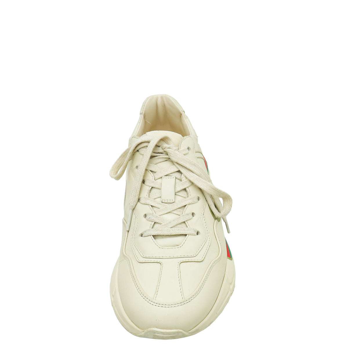 Gucci Ivory Logo Rhyton Sneakers 39-Gucci-THE CLOSET