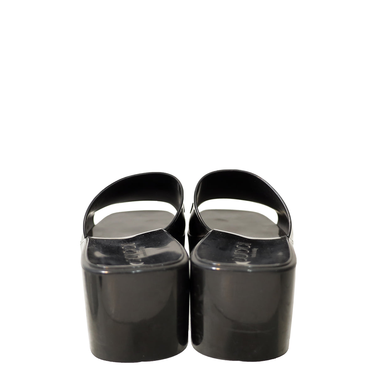 Gucci Black Logo Slide Sandals 39