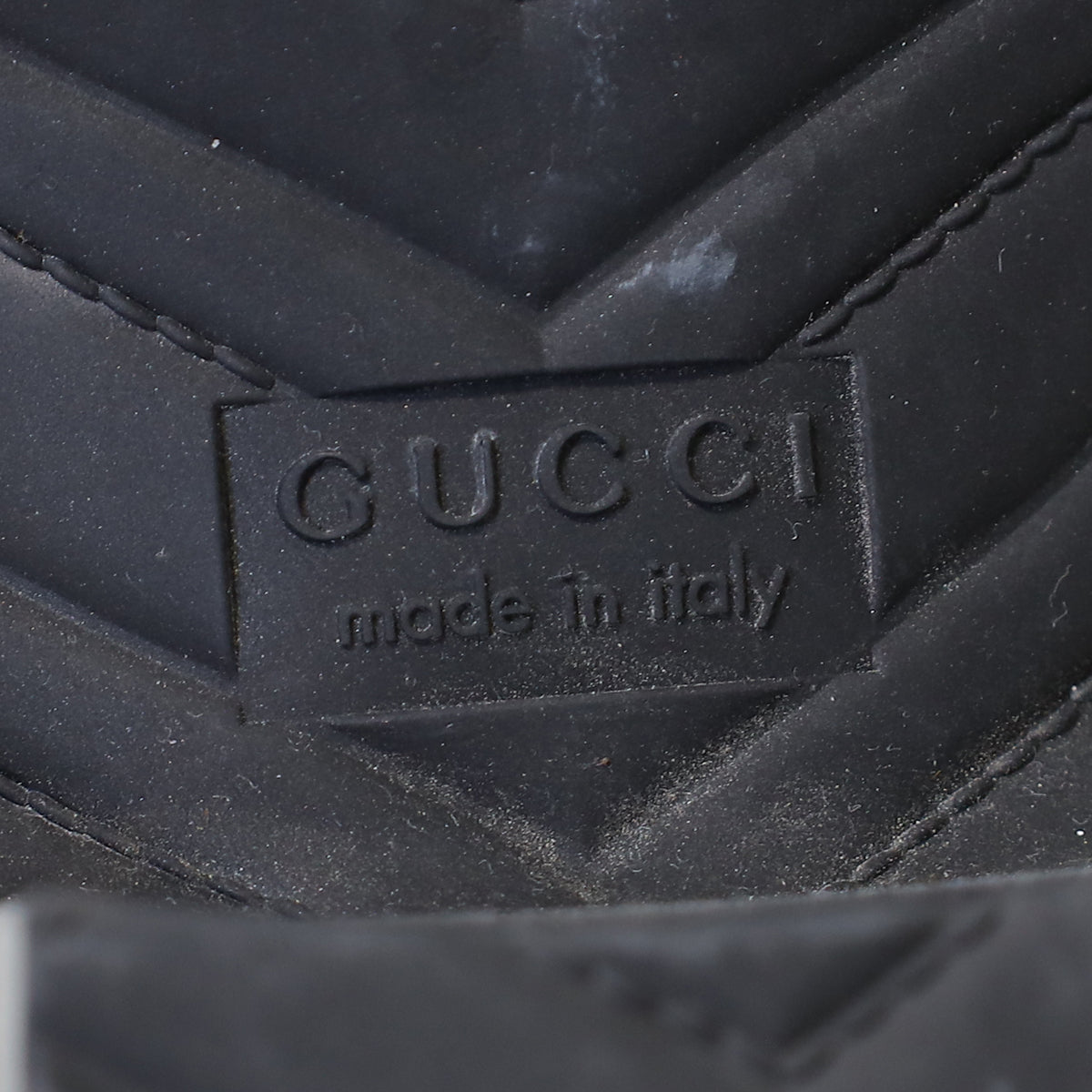 Gucci Black Logo Slide Sandals 39