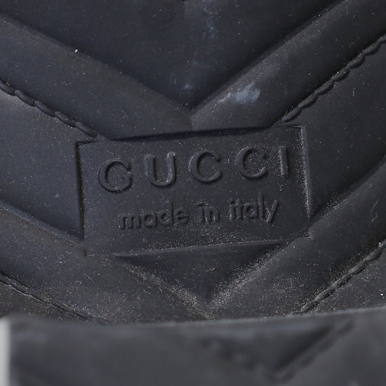 Gucci Black Logo Slide Sandals 39