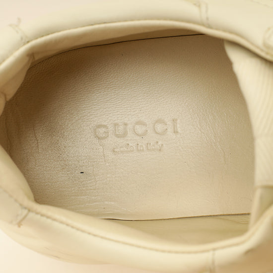 Gucci Ivory Logo Rhyton Sneakers 39-Gucci-THE CLOSET