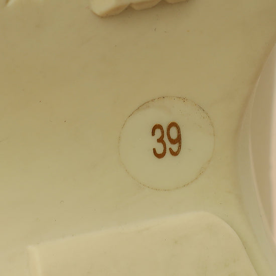 Gucci Ivory Logo Rhyton Sneakers 39-Gucci-THE CLOSET