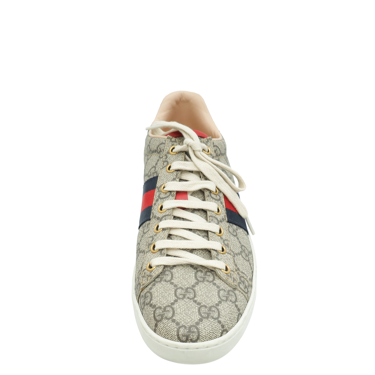 Gucci Ebony GG Supreme Ace Sneaker 40