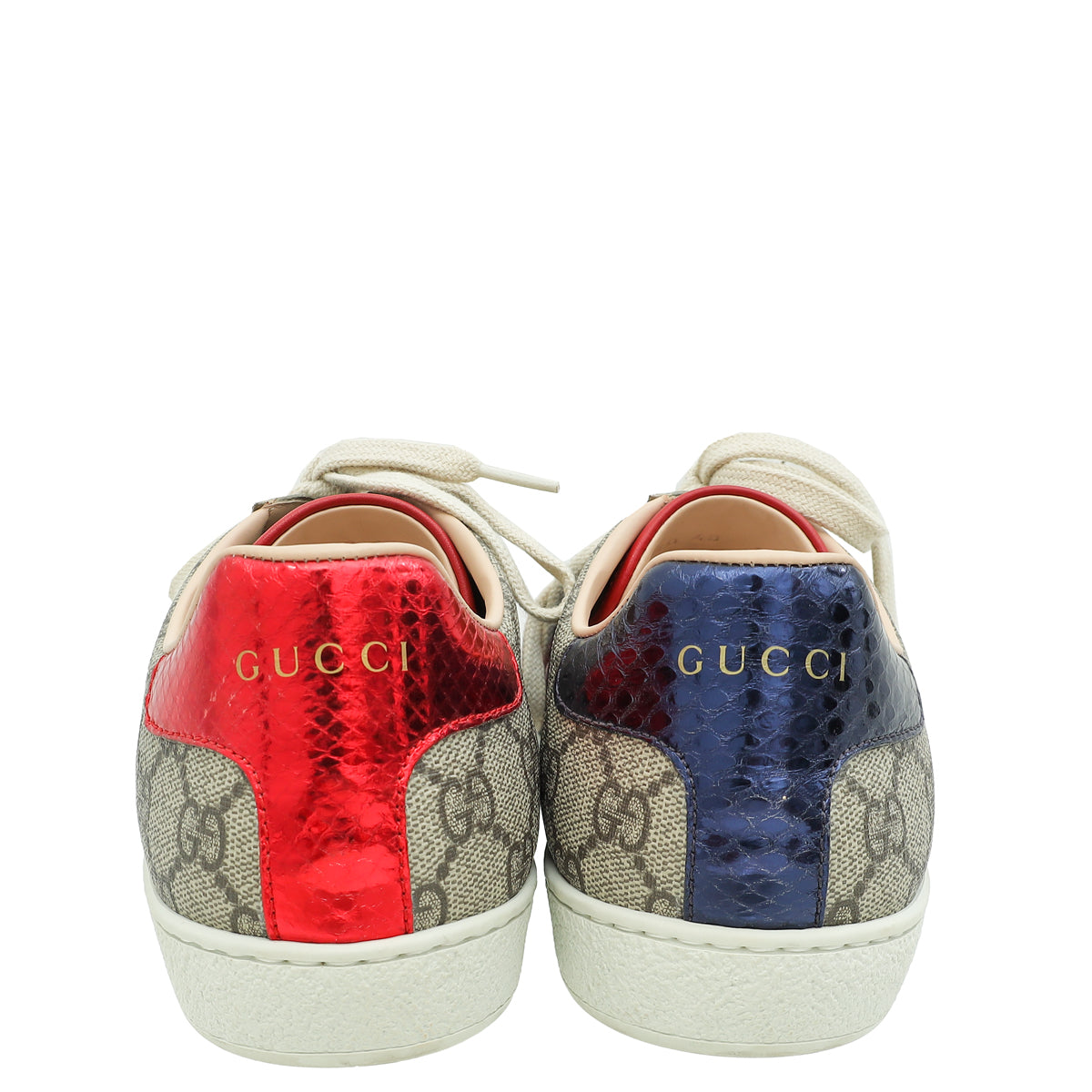 Gucci Ebony GG Supreme Ace Sneaker 40