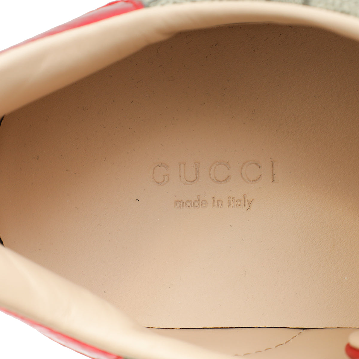 Gucci Ebony GG Supreme Ace Sneaker 40