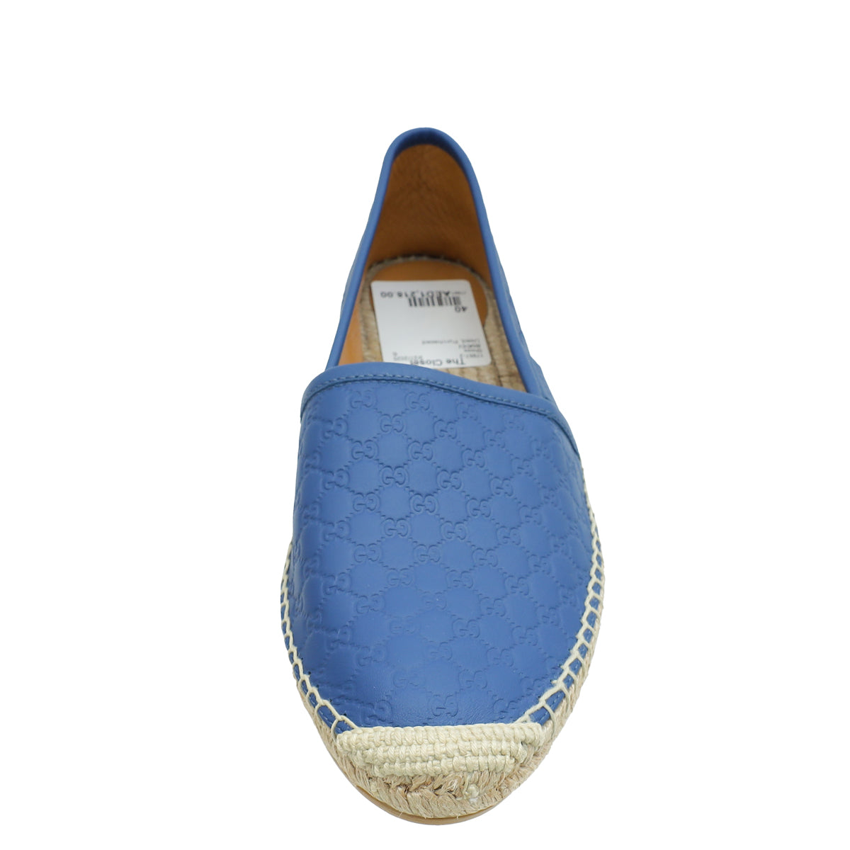 Gucci Blue GG Supreme Espadrille 40