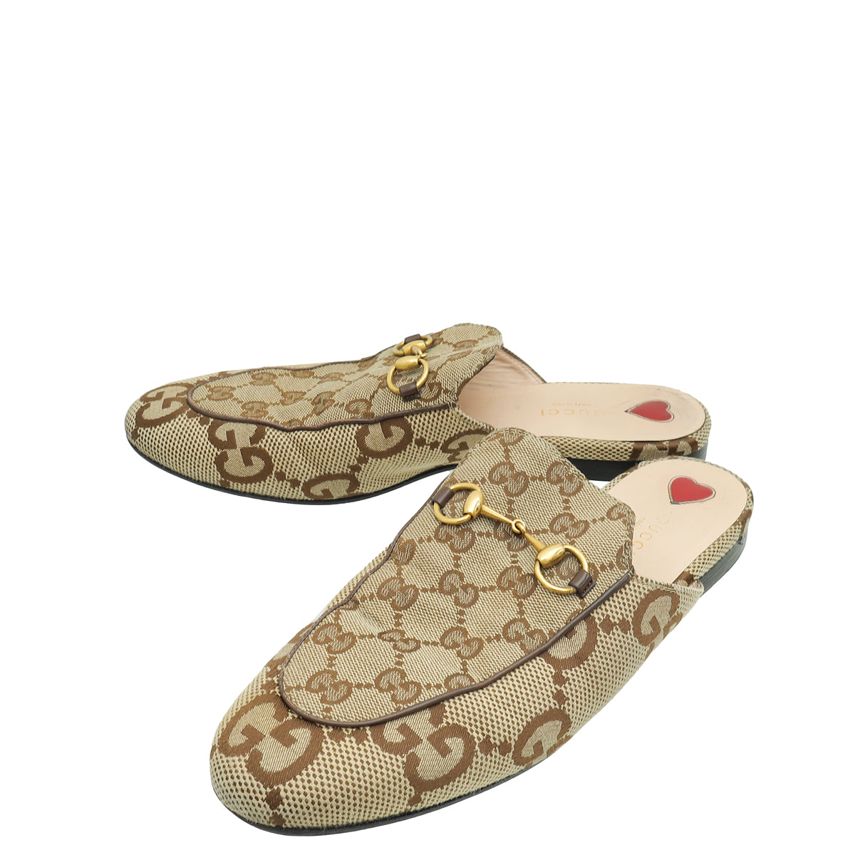 Gucci Ebony GG Princetown Mules 40-Gucci-THE CLOSET