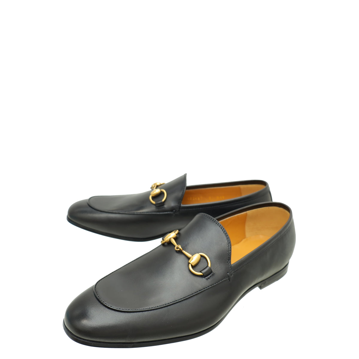 Gucci Black Horsebit Jordaan Loafers 7