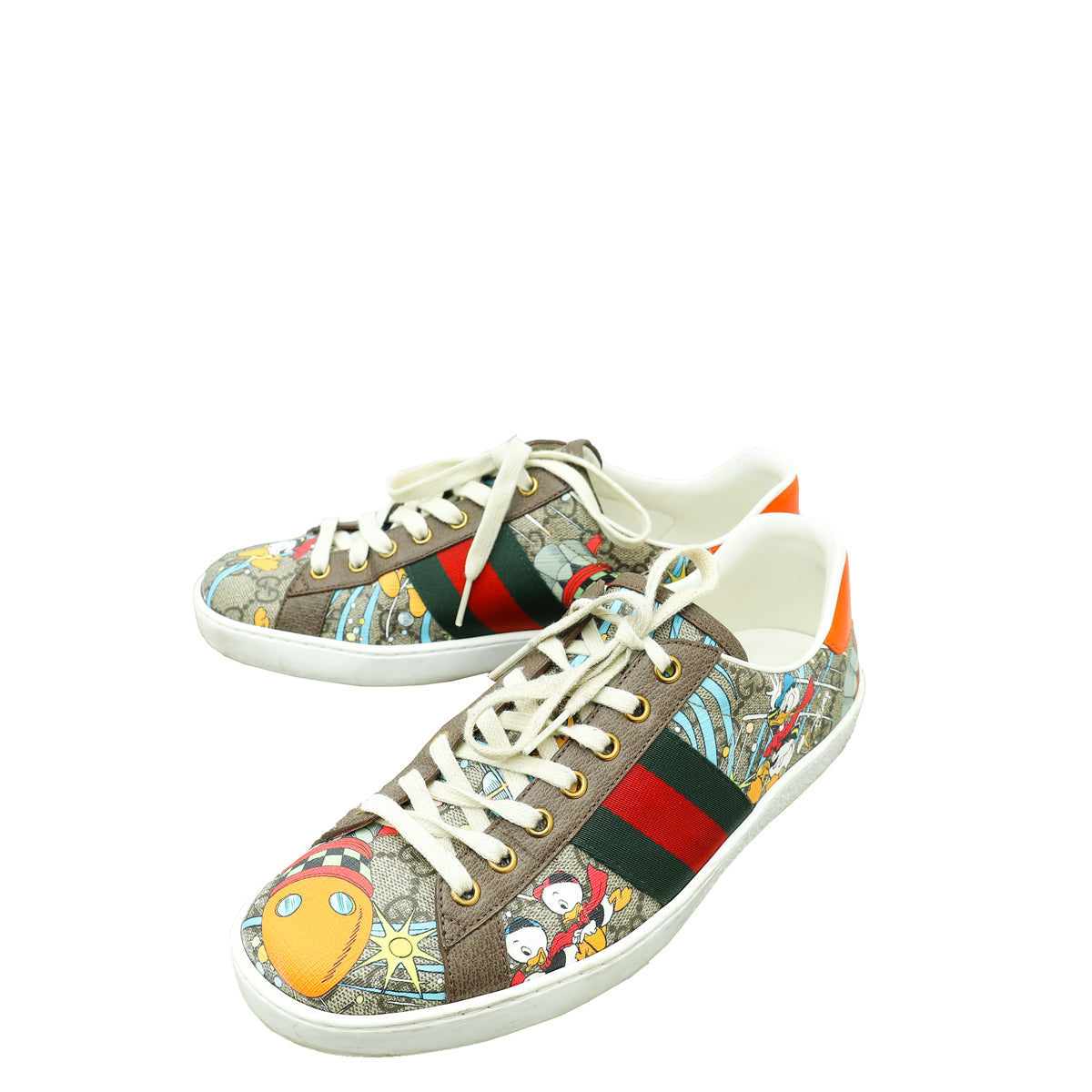 Gucci Multicolor X Disney Ace Donald Duck Sneakers 7-Gucci-THE CLOSET