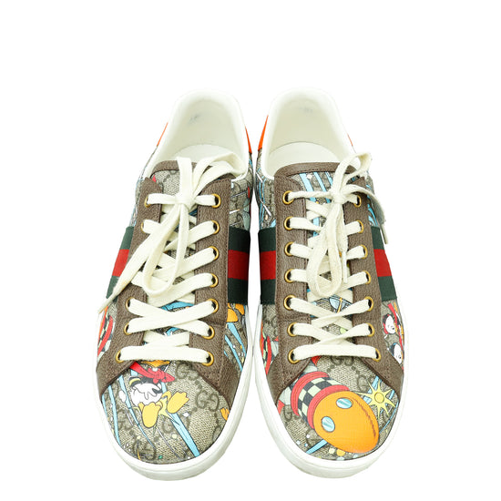 Gucci Multicolor X Disney Ace Donald Duck Sneakers 7