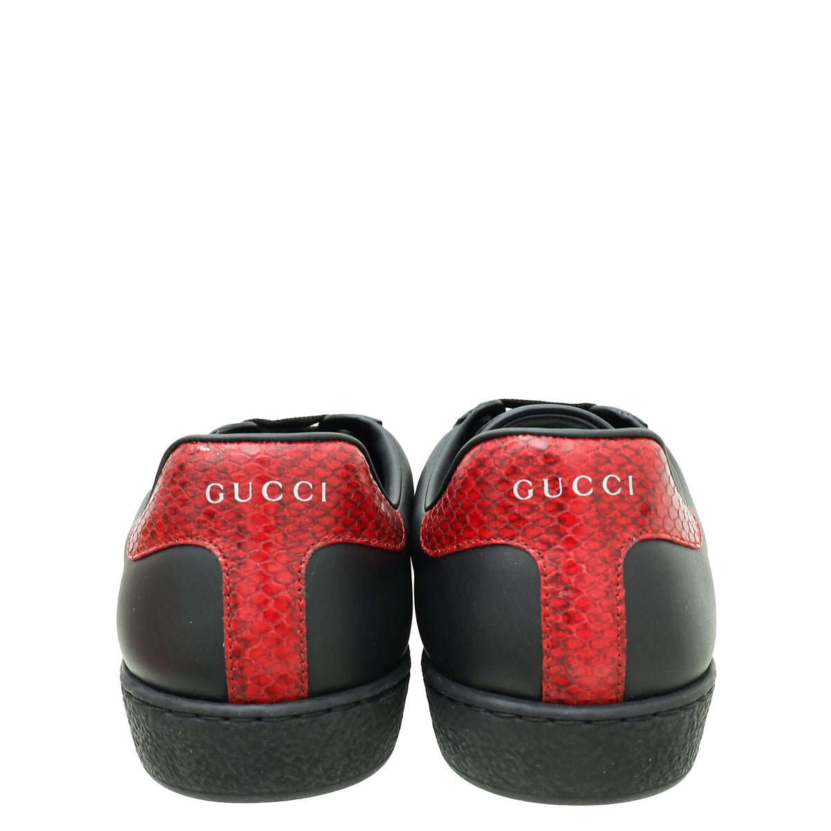 Gucci Black Ace Web Men's Sneakers 9