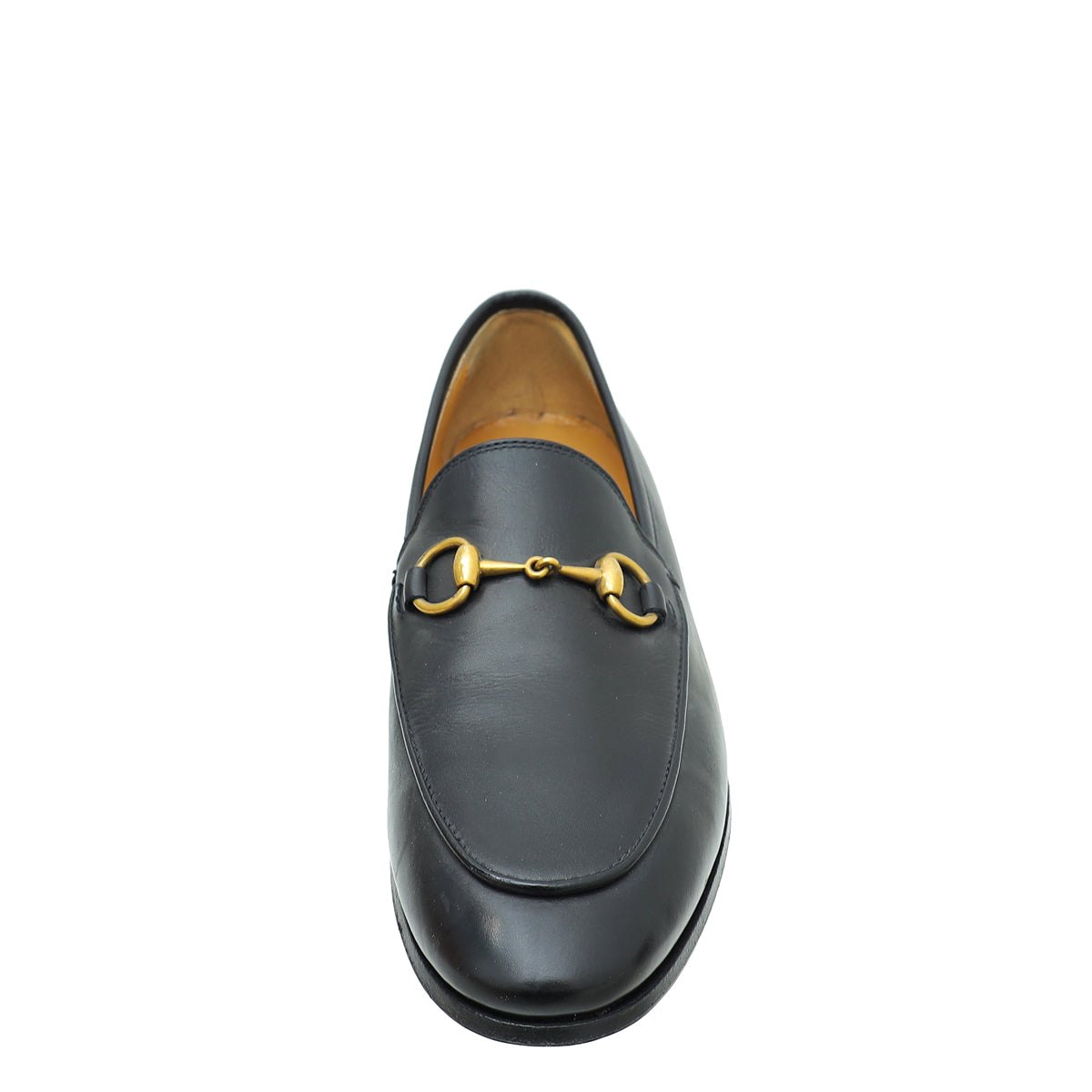 Gucci Black Jordaan Horsebit Loafer 35-Gucci-THE CLOSET