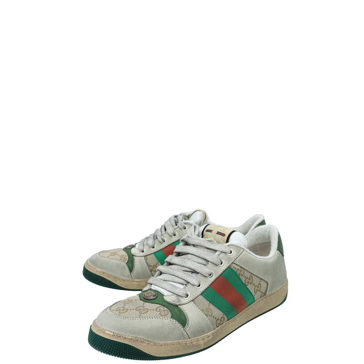 Gucci Tricolor Men's Screener GG Sneaker 9.5-Gucci-THE CLOSET