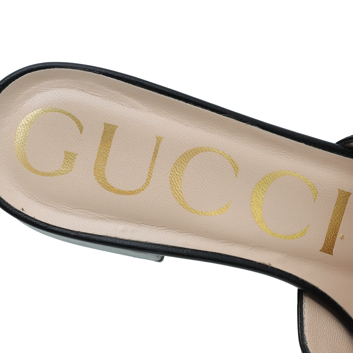 Gucci Black Zumi Horsebit Mid Heel Slide Sandals 35.5 – THE CLOSET
