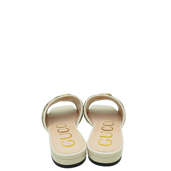 Gucci Bicolor GG Slide Sandal 35.5