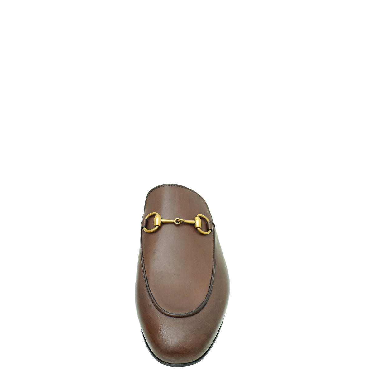 Gucci Chocolate Princetown Mules 35.5-Gucci-THE CLOSET