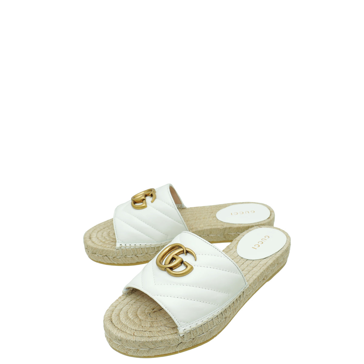Gucci Marmont Gucci Women's Espadrille Sandal With Double G