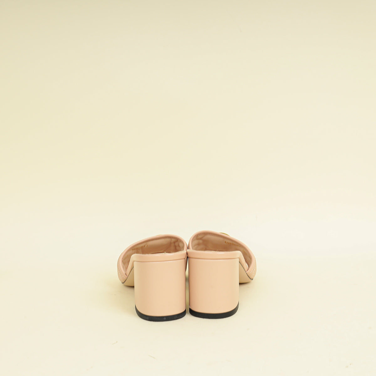 Gucci Light Peach Double G Slide Sandals 36.5