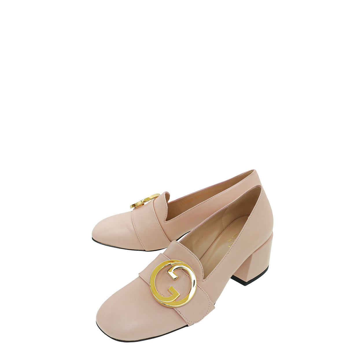Gucci Pink Blondie Mid-Heel Pump 36.5-Gucci-THE CLOSET