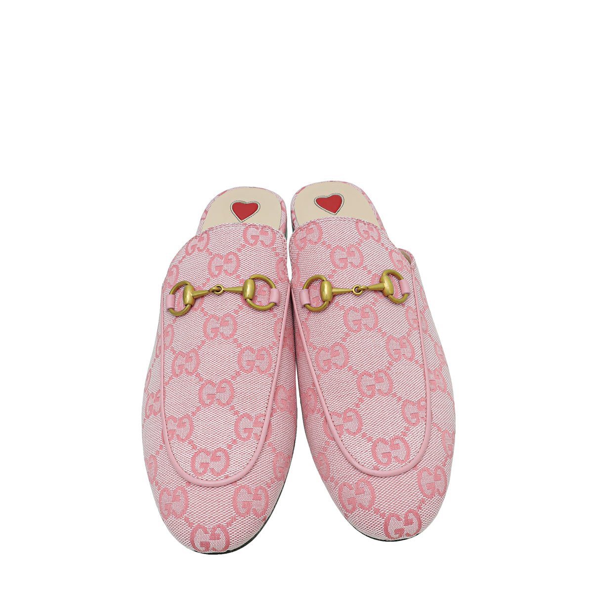 Gucci Pink GG Princetown Mules 36.5
