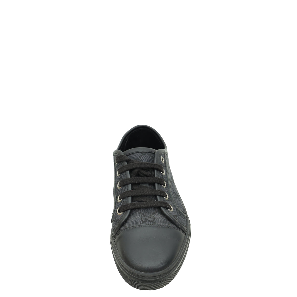 Gucci Black GG Low Top Sneakers 36-Gucci-THE CLOSET