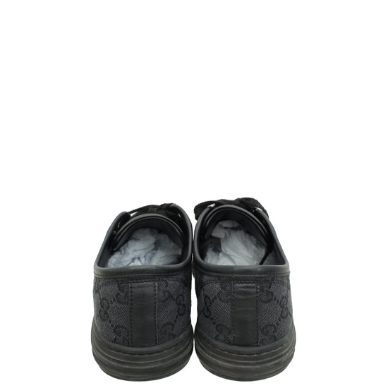 Gucci Black GG Low Top Sneakers 36