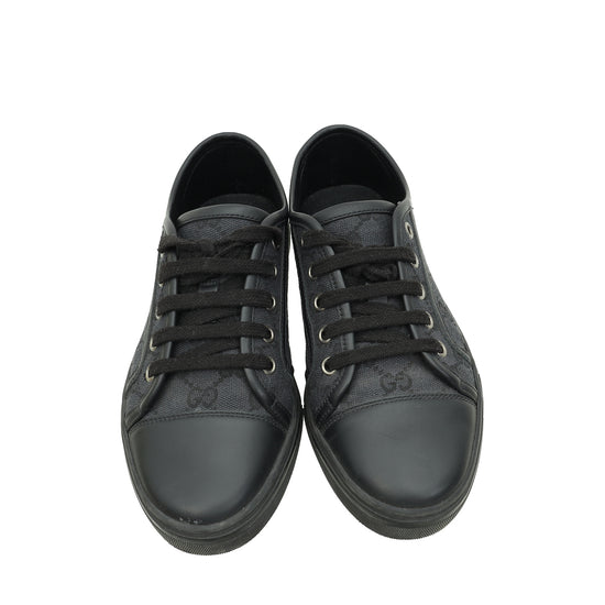 Gucci Black GG Low Top Sneakers 36