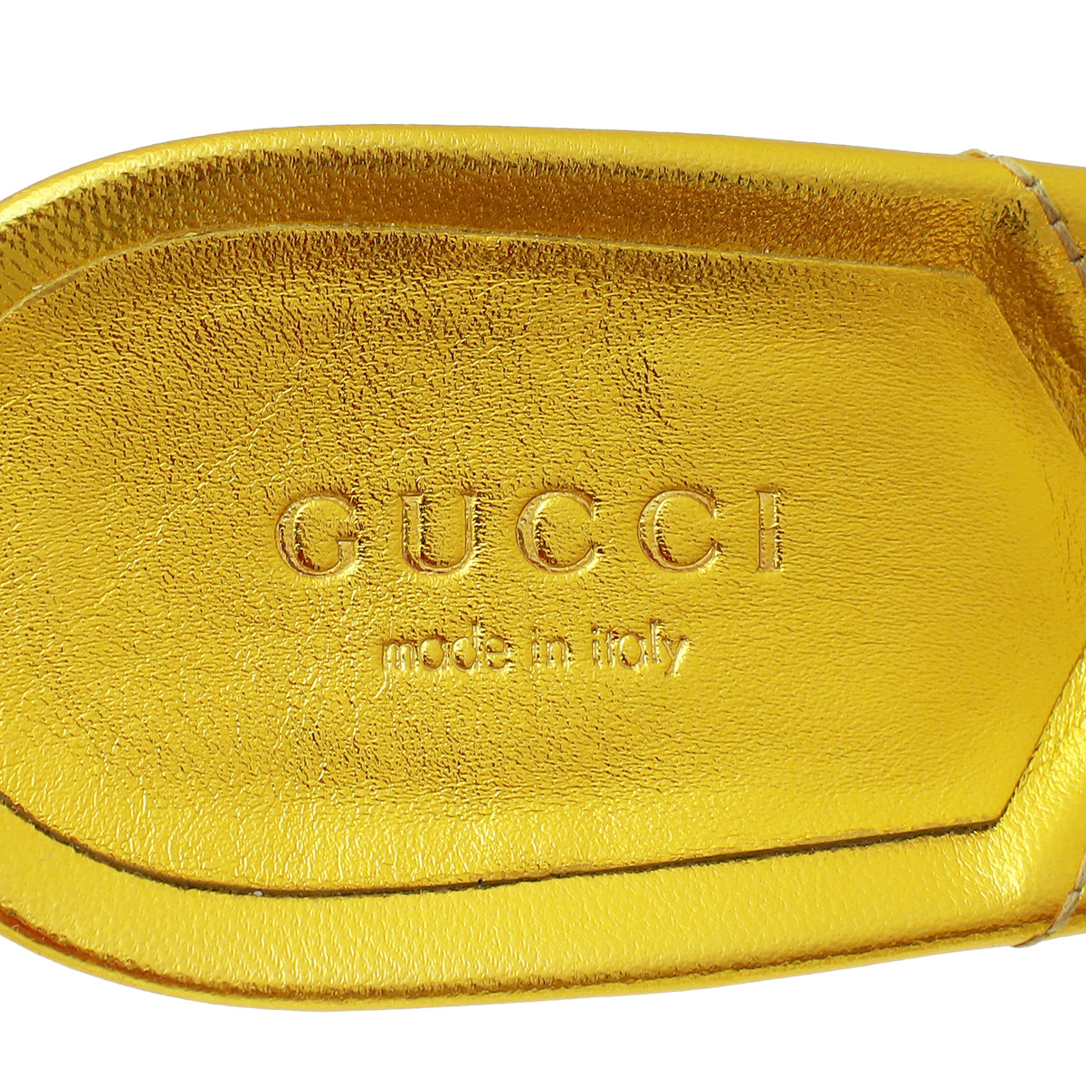 Gucci Gold GG Crystal Marmont Slide Mules Sandal 36