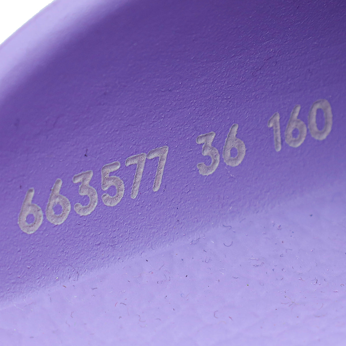 Gucci Purple GG Platform Perforated Sandal 36 – THE CLOSET