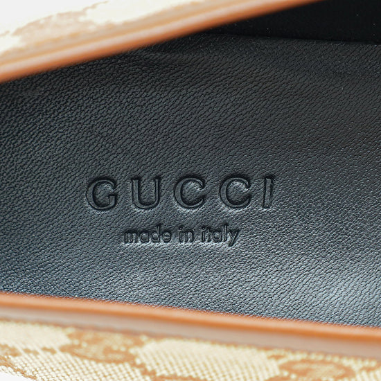 Gucci Ebony GG Jordaan Loafer 36