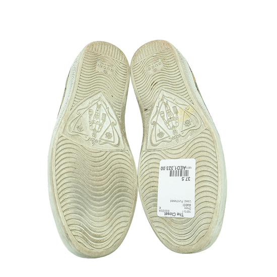Gucci Multicolor GG Supreme Bee Print Ace Sneaker 37.5