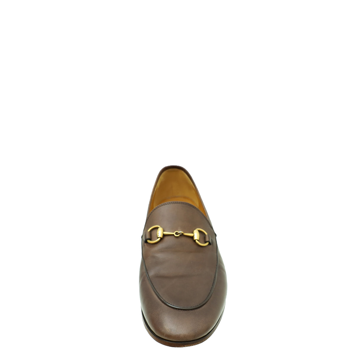 Gucci Brown Horsebit Jordaan Loafer 37.5-Gucci-THE CLOSET