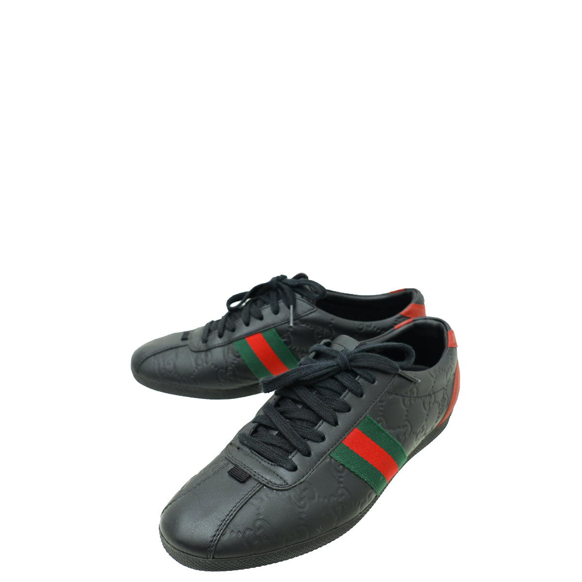 Gucci Bicolor Guccissima Web Low Top Sneakers 37-Gucci-THE CLOSET