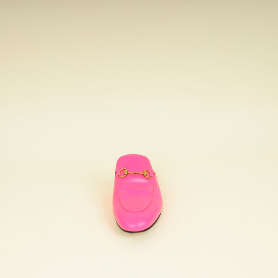 Gucci Hot Pink Princetown Slippers 37.5