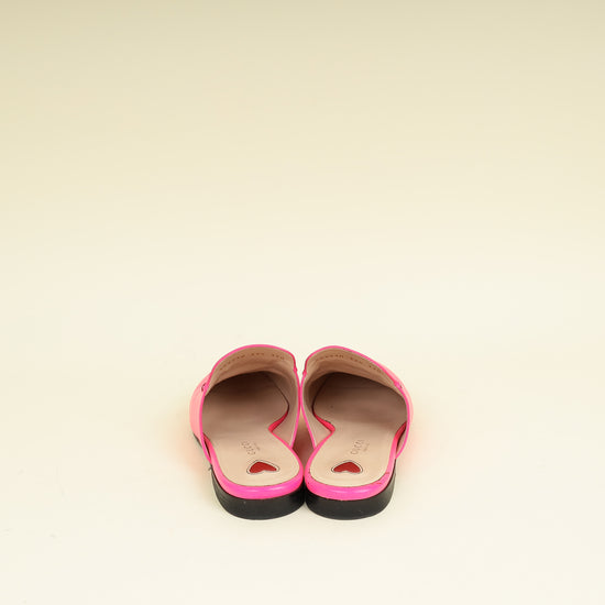 Gucci Hot Pink Princetown Slippers 37.5